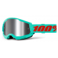 Μάσκα μηχανής motocross 100% STRATA2 MAUPITI - MIRROR SILVER thumb